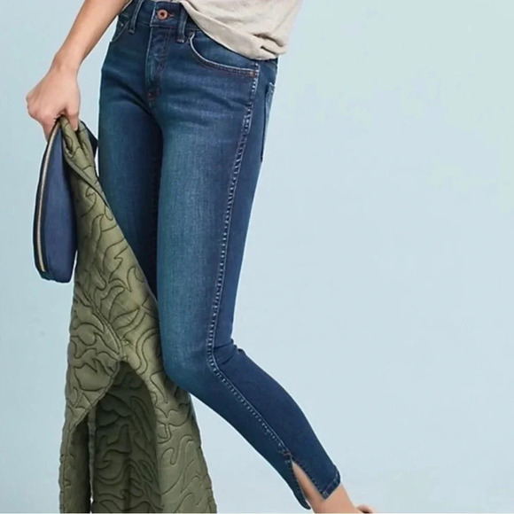 ANTHROPOLOGIE Pilcro and the Letterpress jeans. Mid-rise skinny. Size 26 - Picture 1 of 8